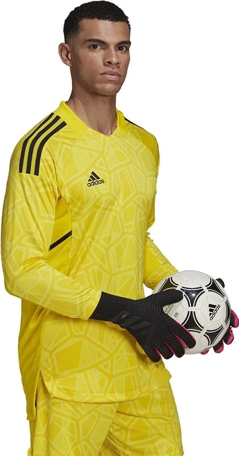 Fanellë adidas Condivo 22 me mëngë të gjata për portier, për meshkuj, Verdhë