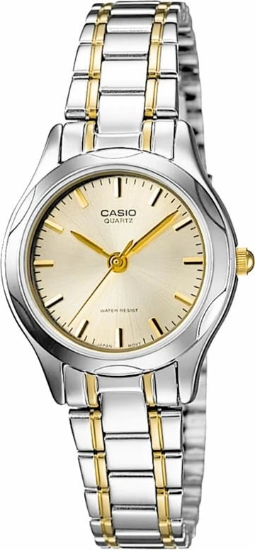 Orë dore për femra Casio, argjend e ar