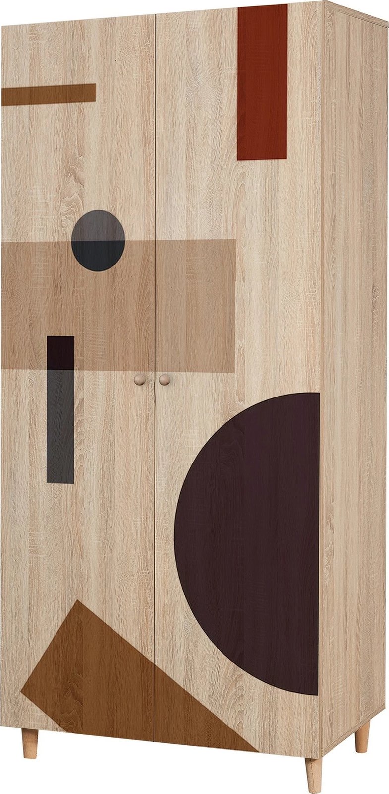 Dollap Skye Decor, Lidya 2 -969, ngjyrë sonomo