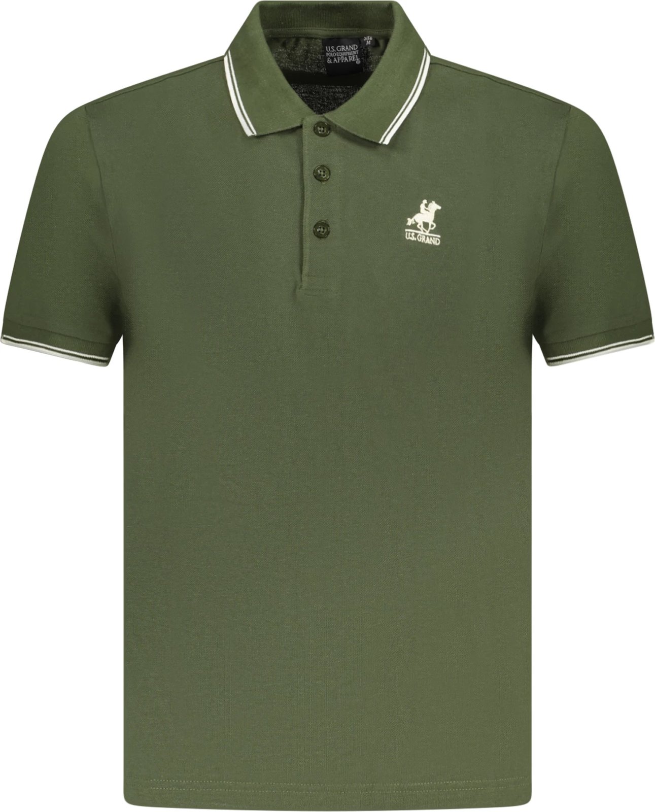 Maicë polo për meshkuj U.S. GRAND POLO, e gjelbër