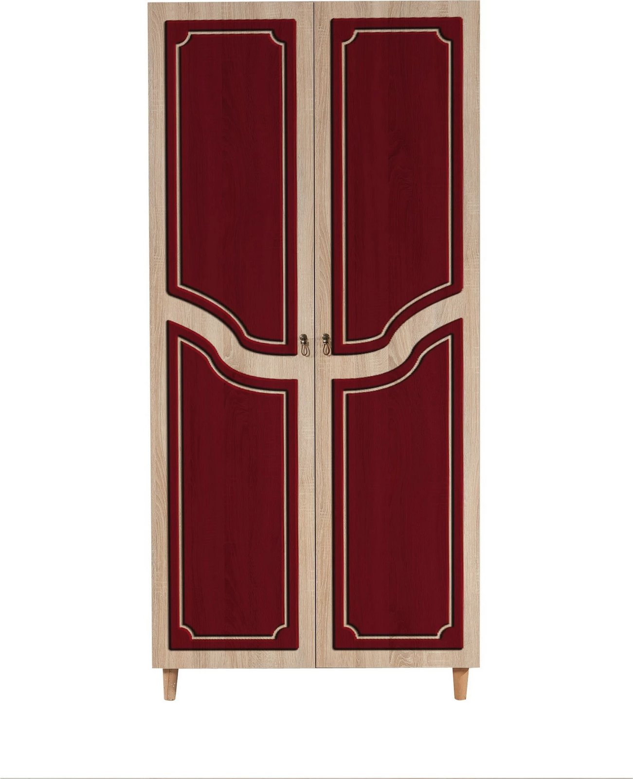 Dollap garderobe Skye Decor, stil modern, ngjyrë lisi Sonoma, 90x192x52 cm