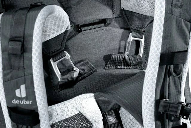 Çantë shpine Deuter Aircontact Pro 75+10 SL për gra, grafit