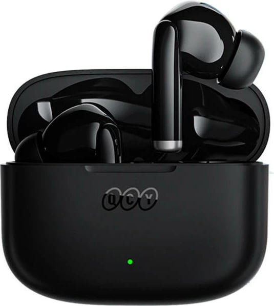 Kufje TWS QCY T19, Bluetooth 5.1, me kuti karikimi, e zezë