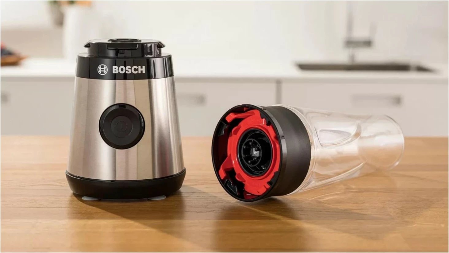 Blender Bosch VitaPower MMB2111M, 450W, e zezë-argjendtë