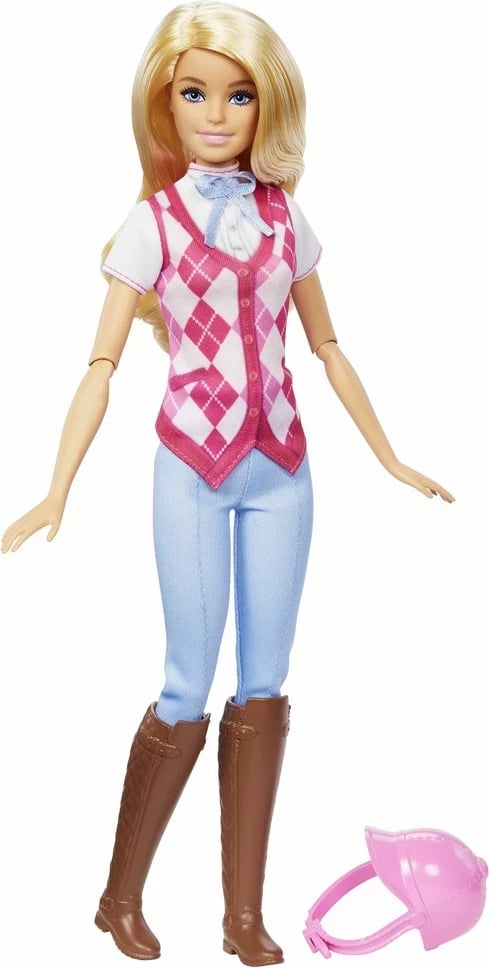 Kukull Barbie MATTEL Mysteries The Great Horse Chase Malibu me rroba kalërimi, shumëngjyrëshe