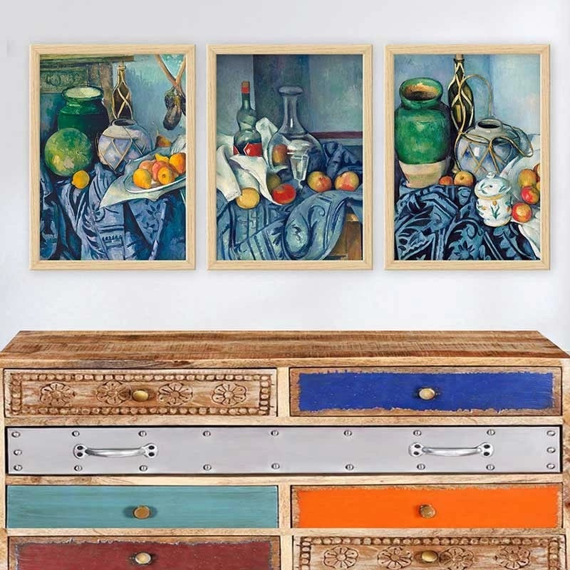 Pikturë dekorative me kornizë (3 copë), Wallity, 3NTC_UN2035667_3545