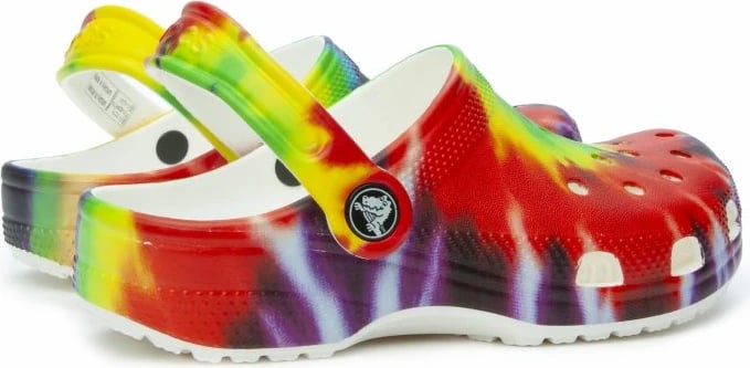 CROCS CLASIC TIE DYE GRAPHIC KIDS CLOG 