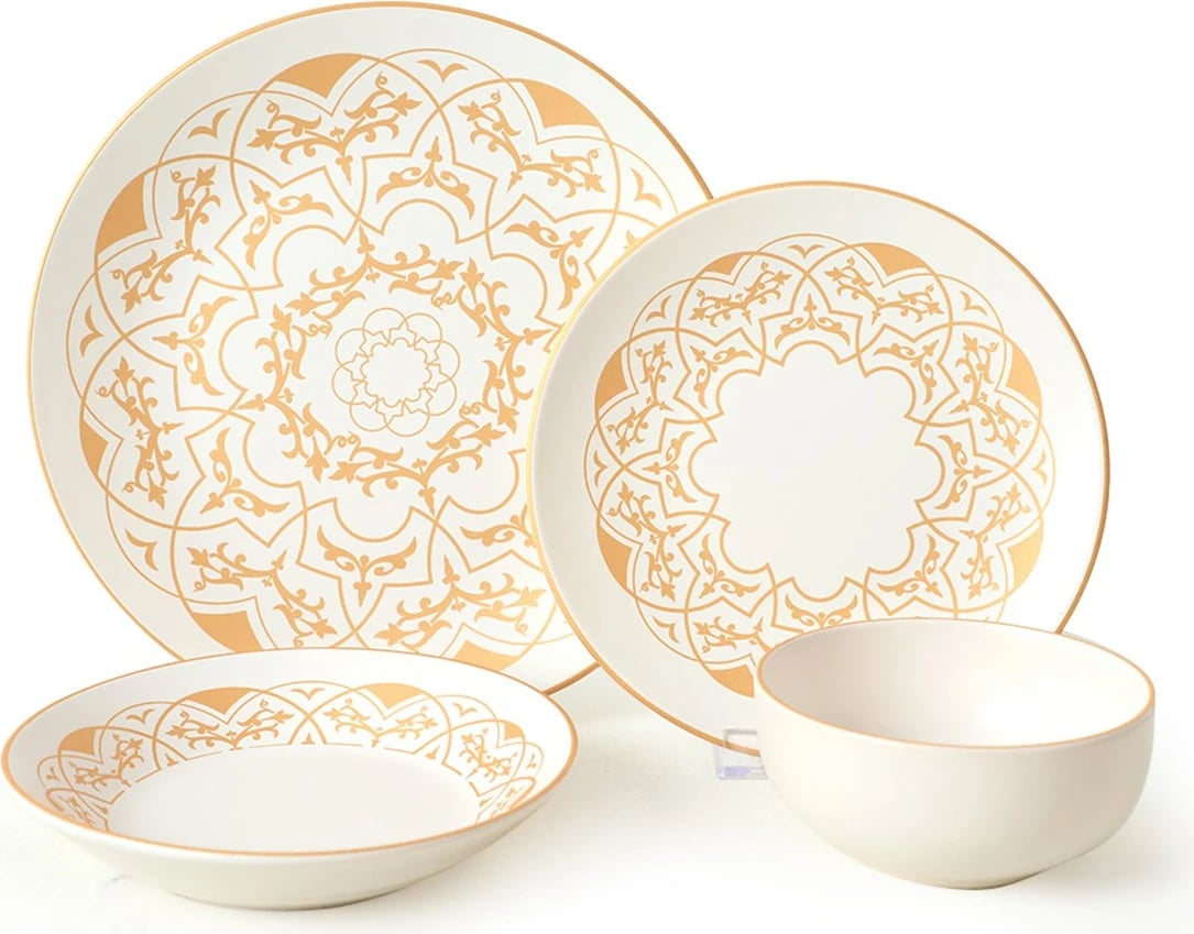 Set enësh për drekë, qeramikë, 24 copë, Hermia Concept, X0001415300000000000000000