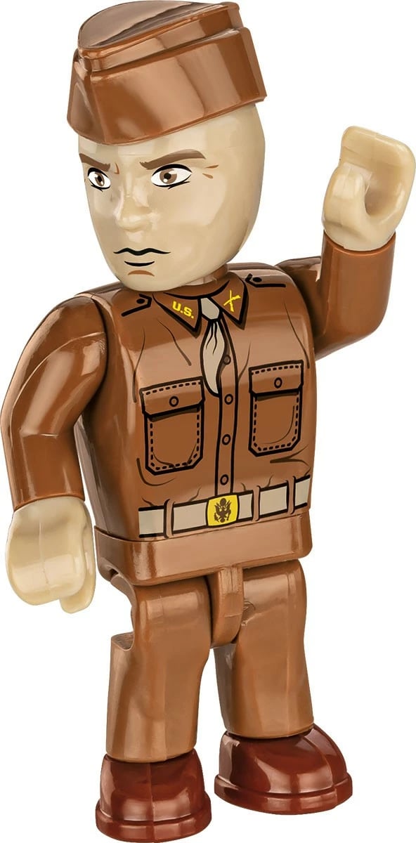 Set blloqesh Cobi Klocki Dodge WC-56 Command Car, 208 pjesë, me 2 figurina, Jeshile