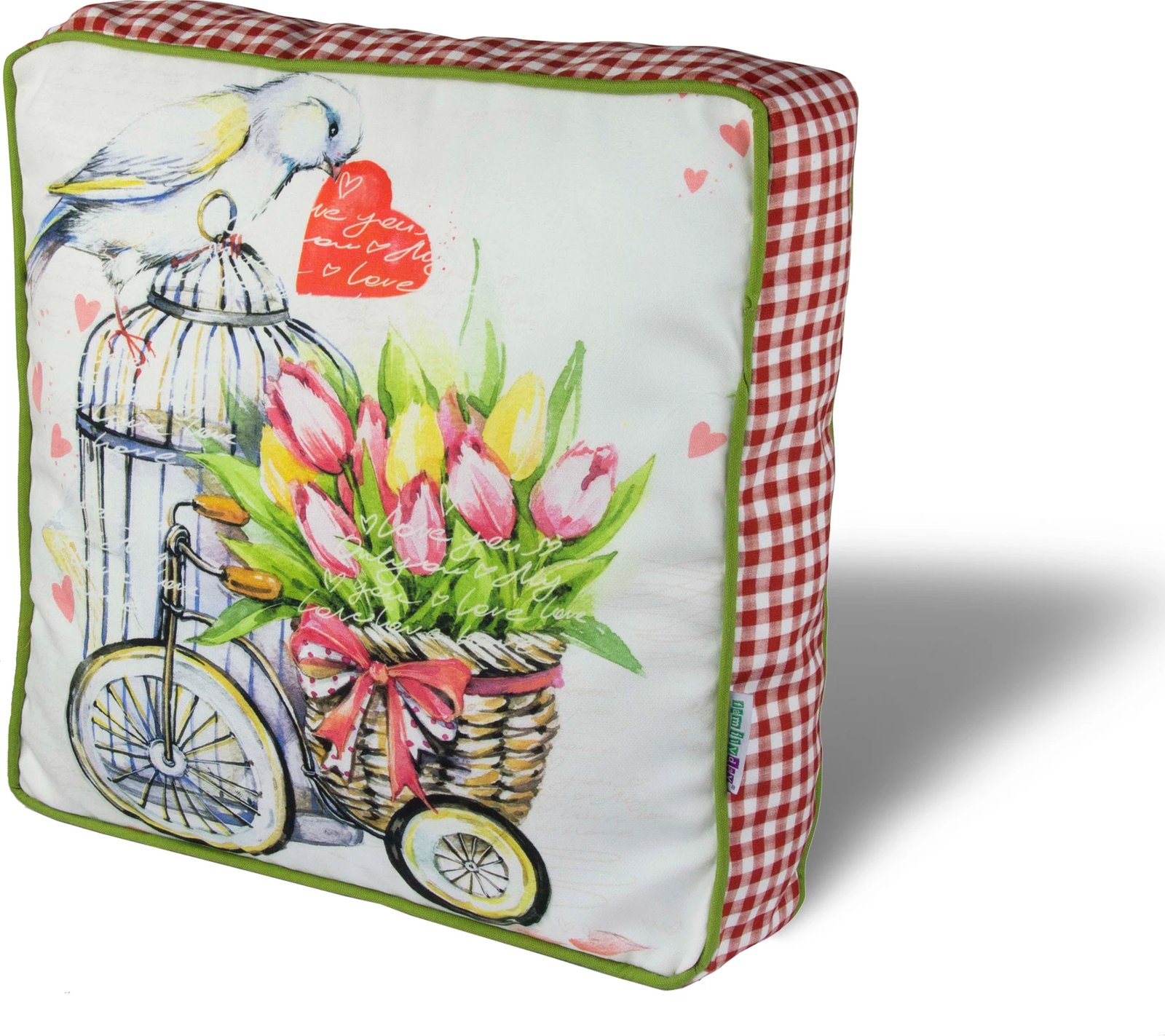 Jastëk dekorativ Evila Originals, YM1333, shumëngjyrësh, 42x42cm