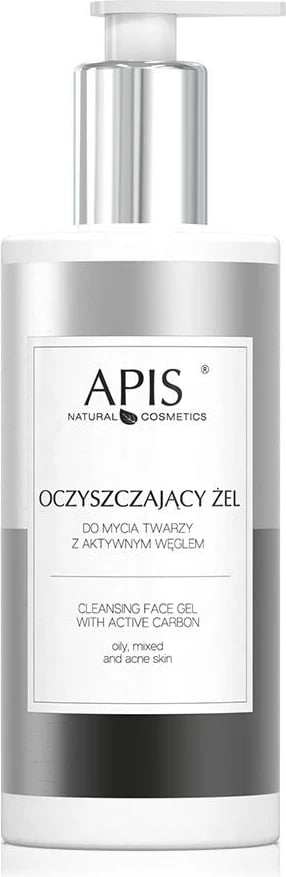 Xhel pastrues fytyre APIS Purifying Face Wash Gel me karbon të aktivizuar, 300ml