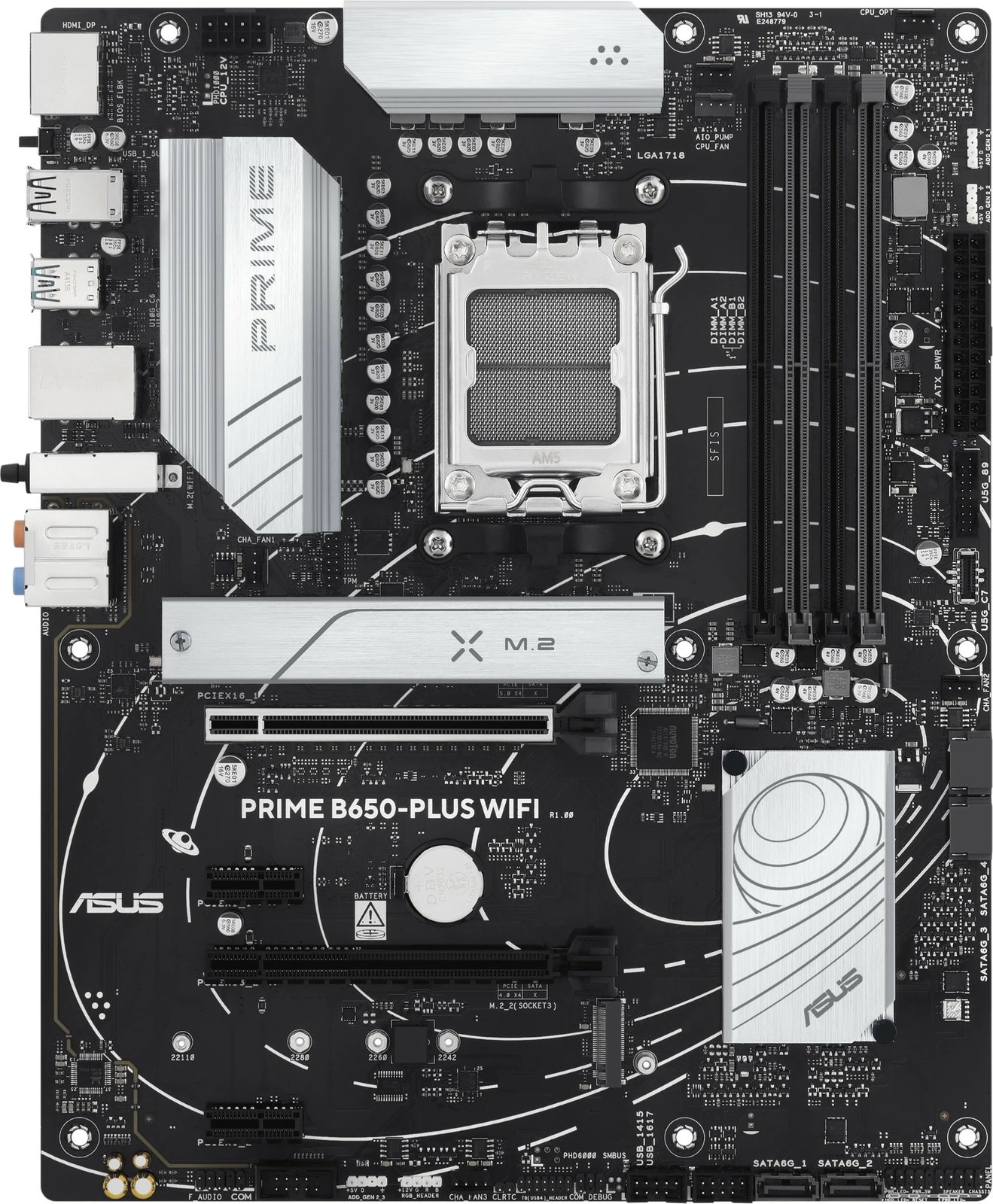 Pllakë amë ASUS PRIME B650-PLUS WIFI, Socket AM5, DDR5, 192 GB