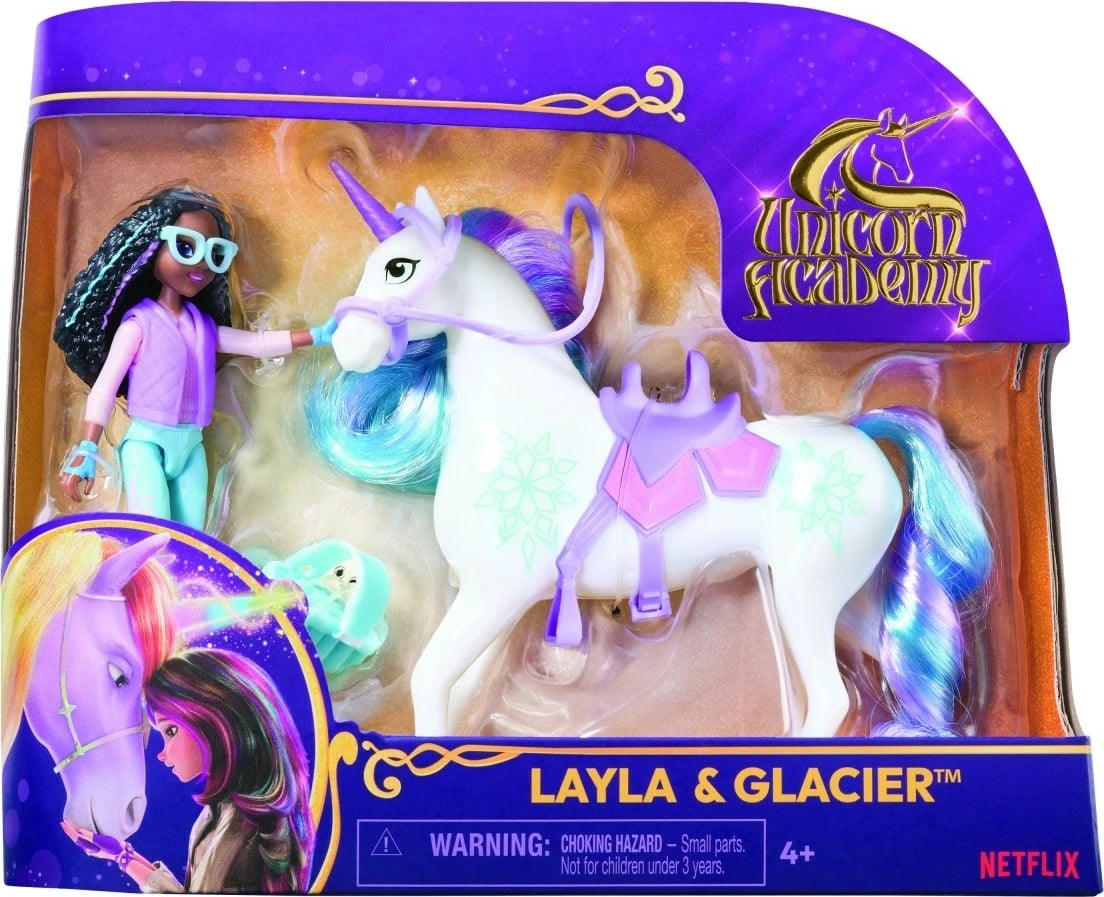 Set figurina Unicorn Academy Spin Master 6071175, Ava dhe Leaf, 11 cm + 13 cm, për vajza Set figurina Unicorn Academy Spin Master 6071175, Ava dhe Leaf, 11 cm + 13 cm, për vajza