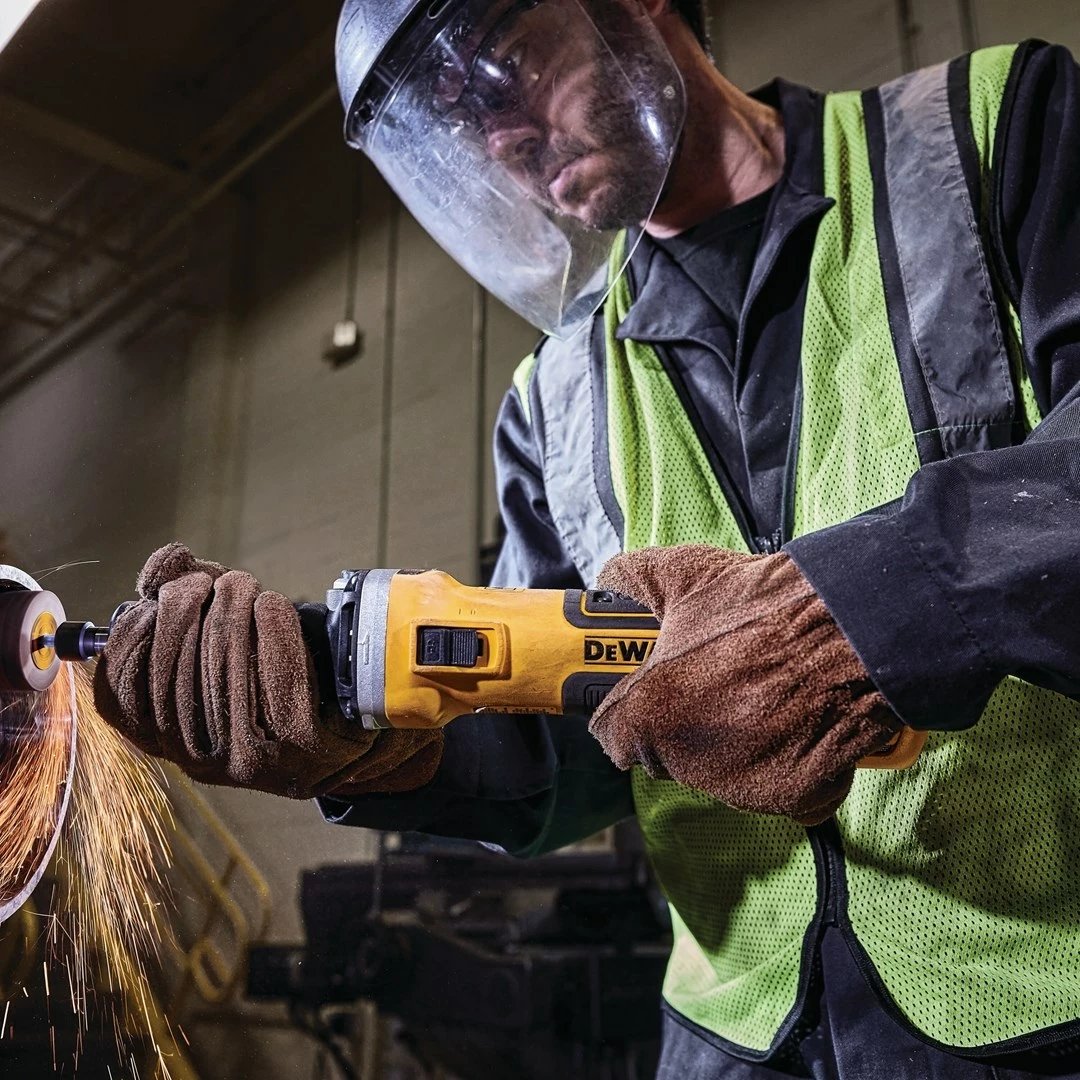 Makinë drejtëbluese DeWALT DWE4997-QS, 1300 W, 25000 RPM, e verdhë/zezë