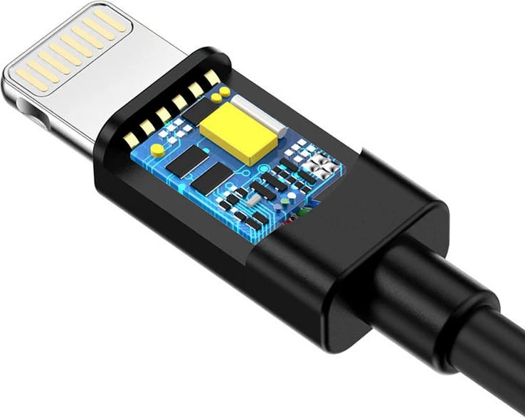 Kabllo USB në Lightning Choetech IP0026, 1.2m, e zezë