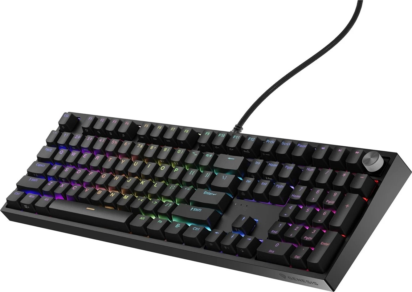 Tastierë mekanike GENESIS THOR 404, USB, QWERTY, Anglisht, e zezë