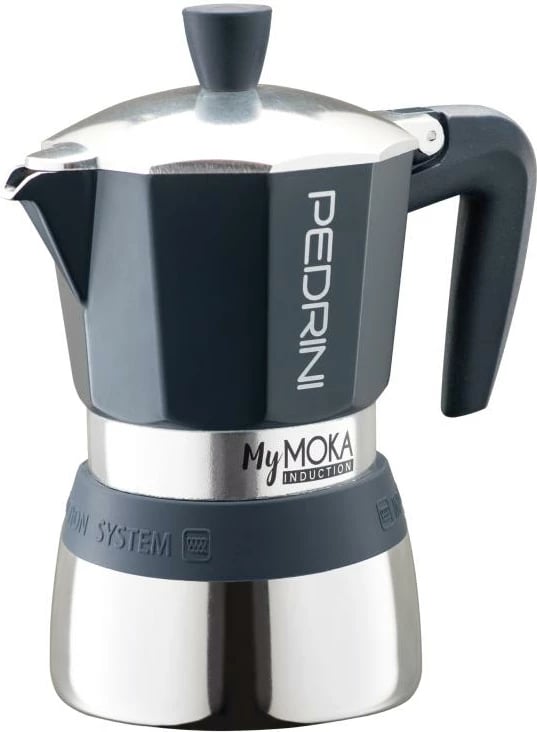 kafetiere moka, Pedrini MyMoka Induction 02CF096, 6 filxhanë, blu