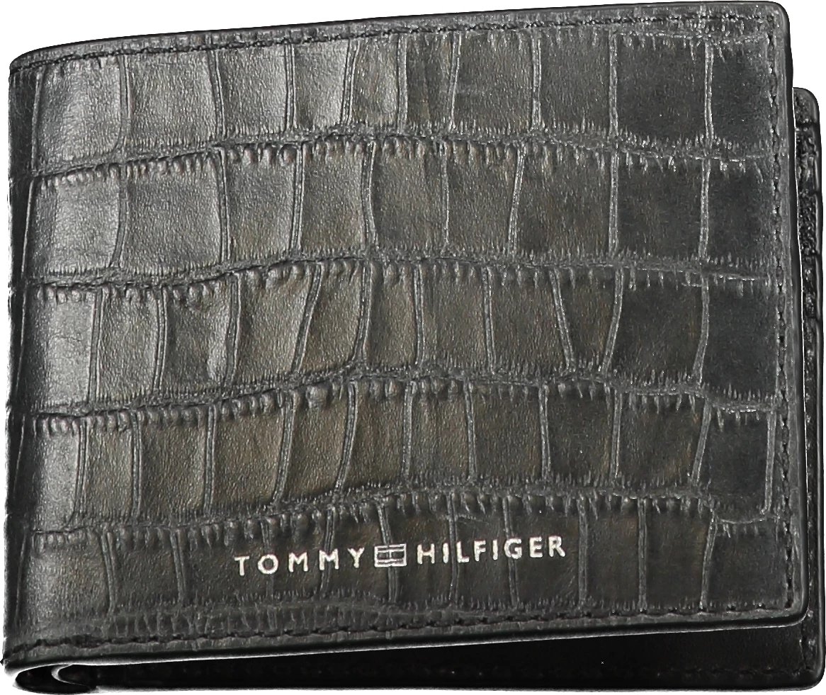 Portofol Tommy Hilfiger meshkuj, i zi