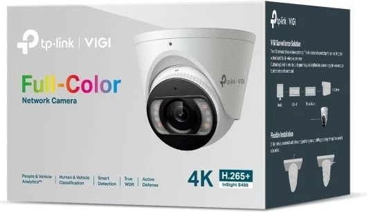 Kamerë sigurie TP-Link INSIGHT S485, IP, jashtë, wired, 85m, 120dB, tavan, e bardhë