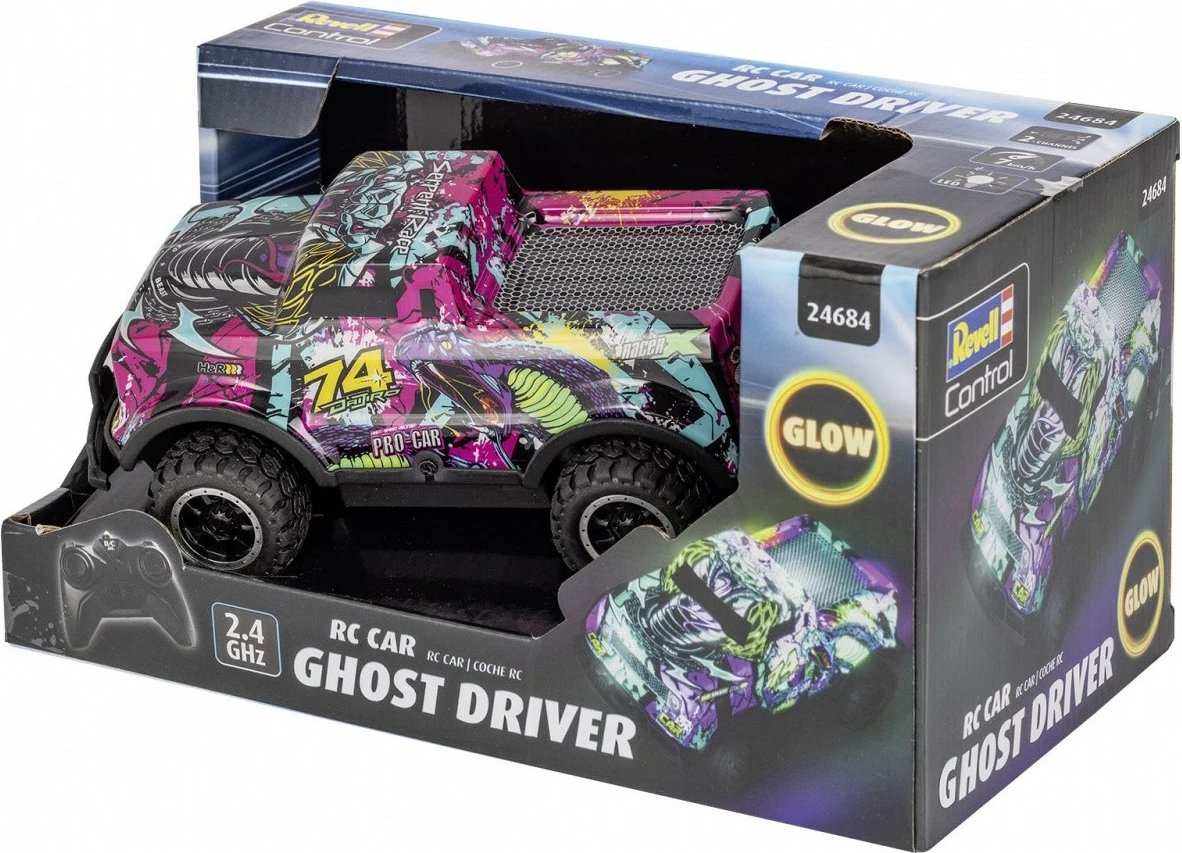 Veture me telekomandë Revell RC Ghost Driver 24684, plastikë, 1:22, vjollcë