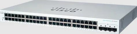 Switch Cisco CBS220, 48 porta Gigabit, 4x1G uplink, rackmount