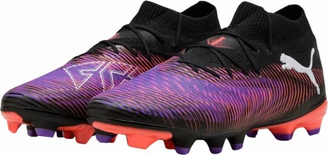 Çizme futbolli për meshkuj Puma, të zeza dhe të kuqe