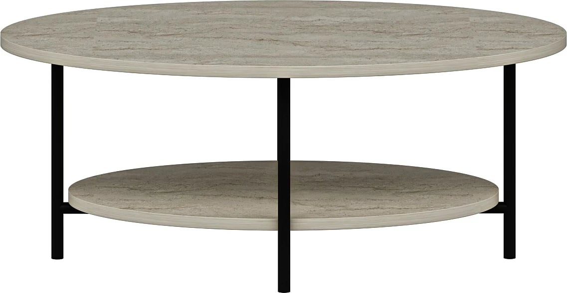 Tavolinë kafeje Skye Decor, Elis, ngjyrë travertini