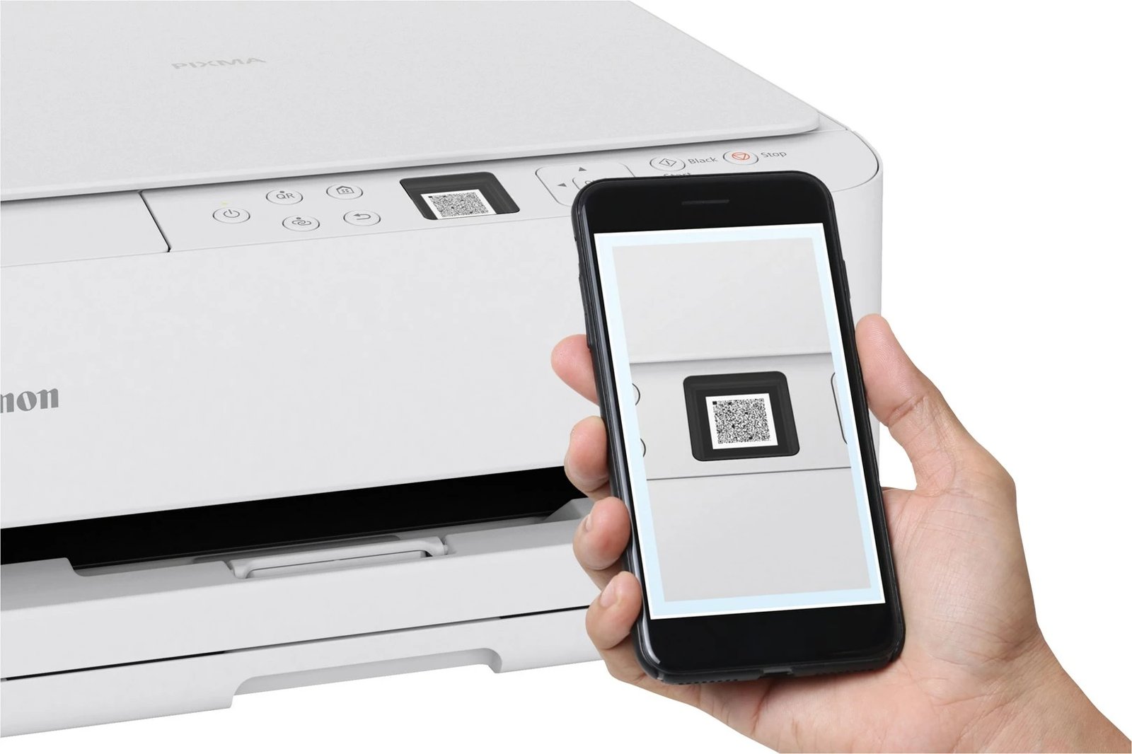 Printer multifunksional Canon PIXMA TS6550i, Inkjet, A4, Wi-Fi, Bardhë