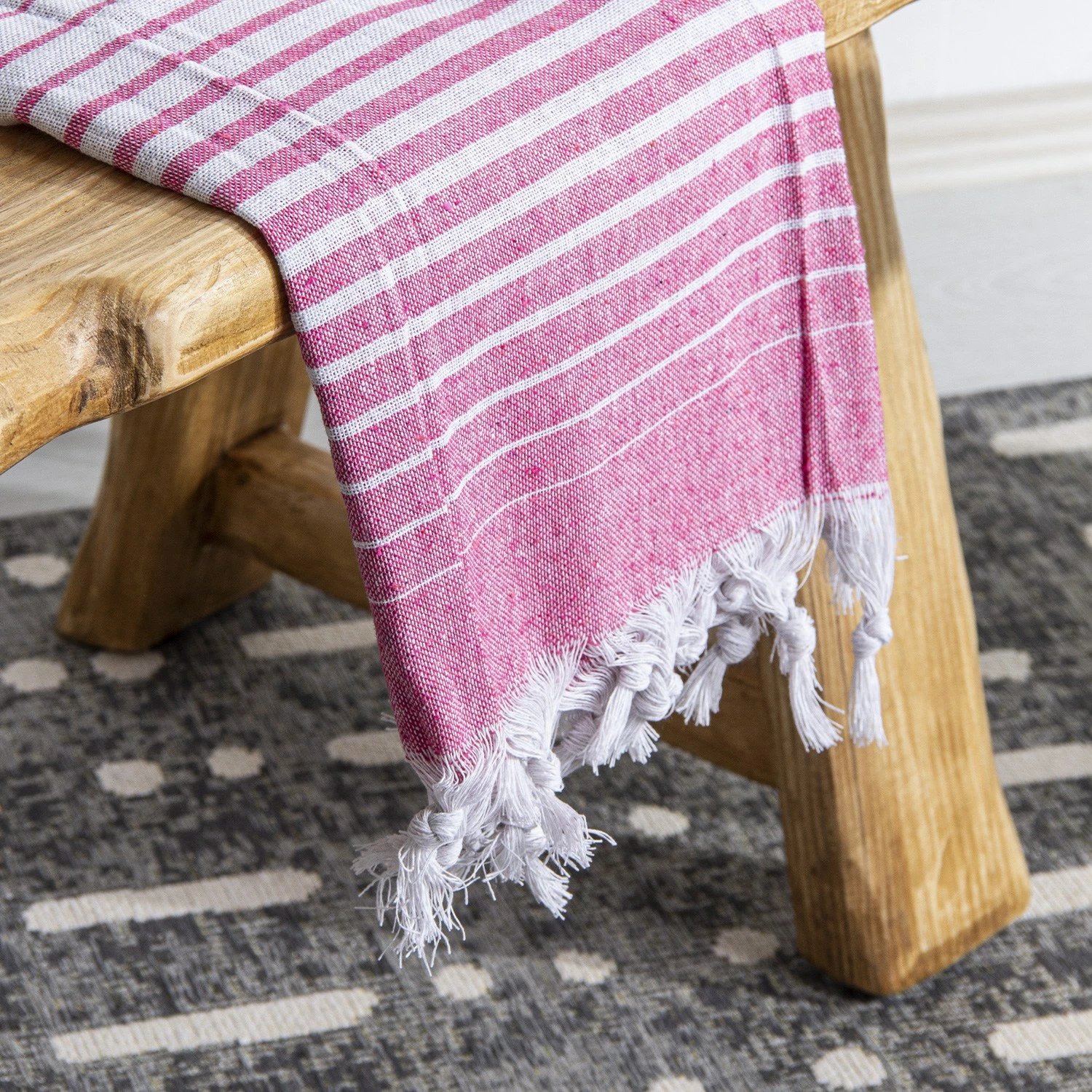 Peshqir plazhi Fouta Mijölnir, Alagra, rozë