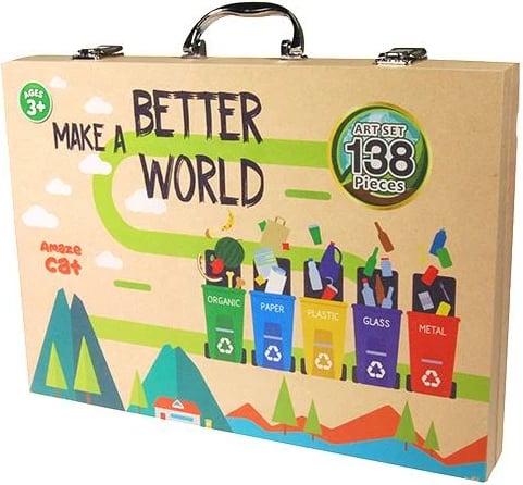 Set për Pikturë NEXT 138 Copë në Valixhe 39.5x28.5cm Set për Pikturë NEXT 138 Copë në Valixhe 39.5x28.5cm