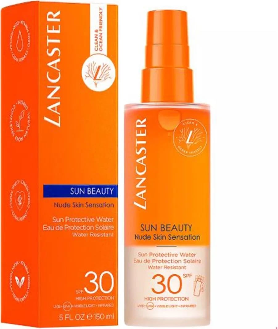 Spray mbrojtës nga dielli unisex Lancaster Sun Beauty SPF30, 150ml