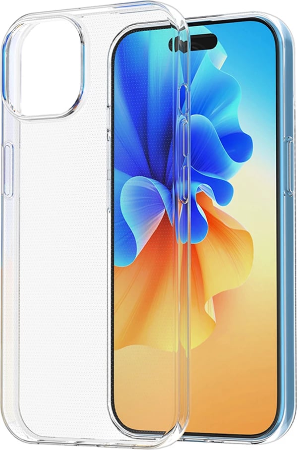 Mbështjellës Hurtel Ultra Clear për iPhone 15, 0.9mm, Transparent