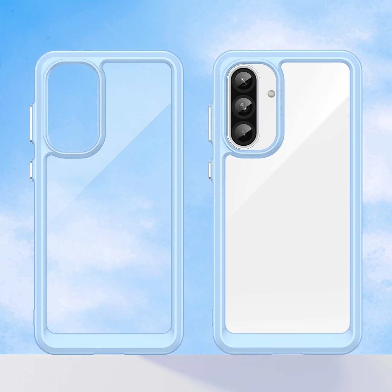 Mbështjellës Hurtel Outer Space Case për Samsung Galaxy A56, TPU/PC, Kaltër