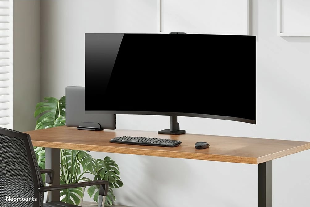 Mbajtës laptopi Neomounts NSLS300BLACK, alumini, 11-17 inç, i zi