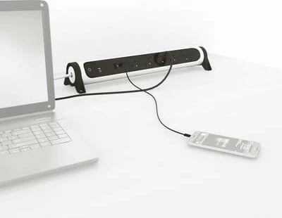 Zgjatues Legrand 049421, 5x2P+E, 1.5m, me USB A/C, Bardhë-Zi
