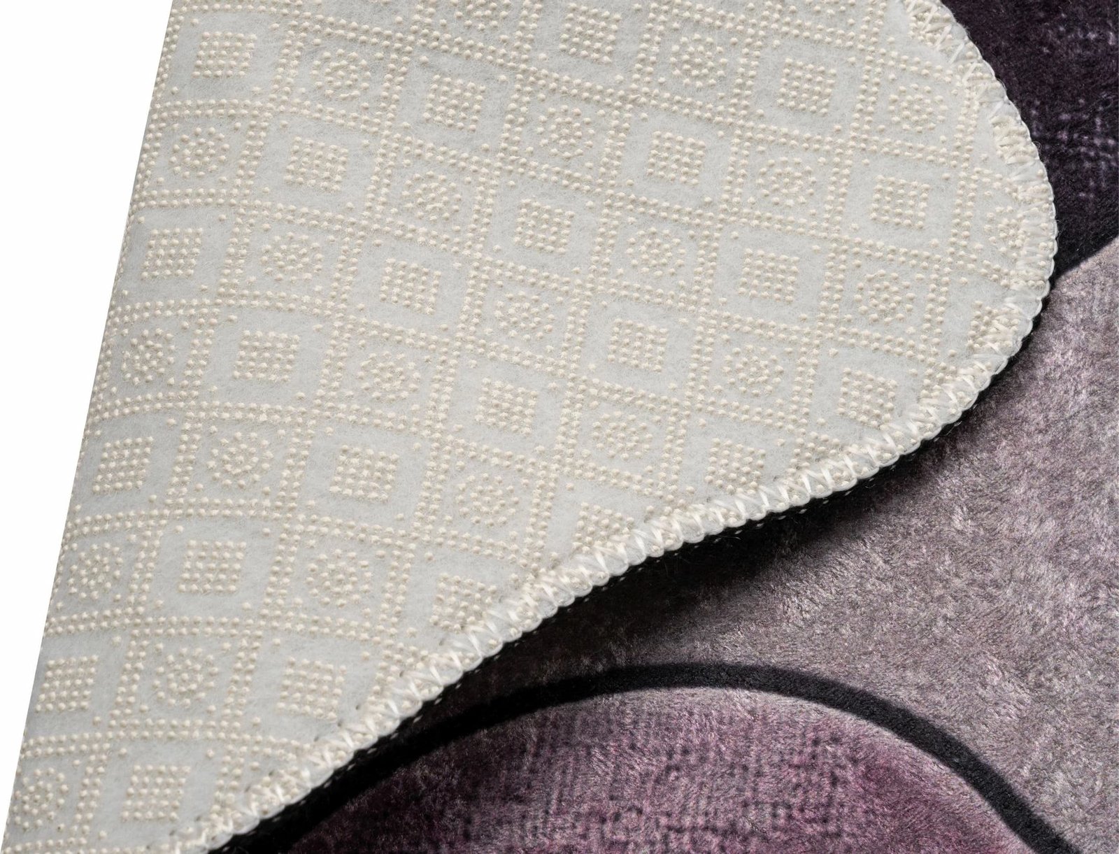 Set tapetash për banjo (2 copë), Mijölnir, rrethore, ngjyrë vjollcë