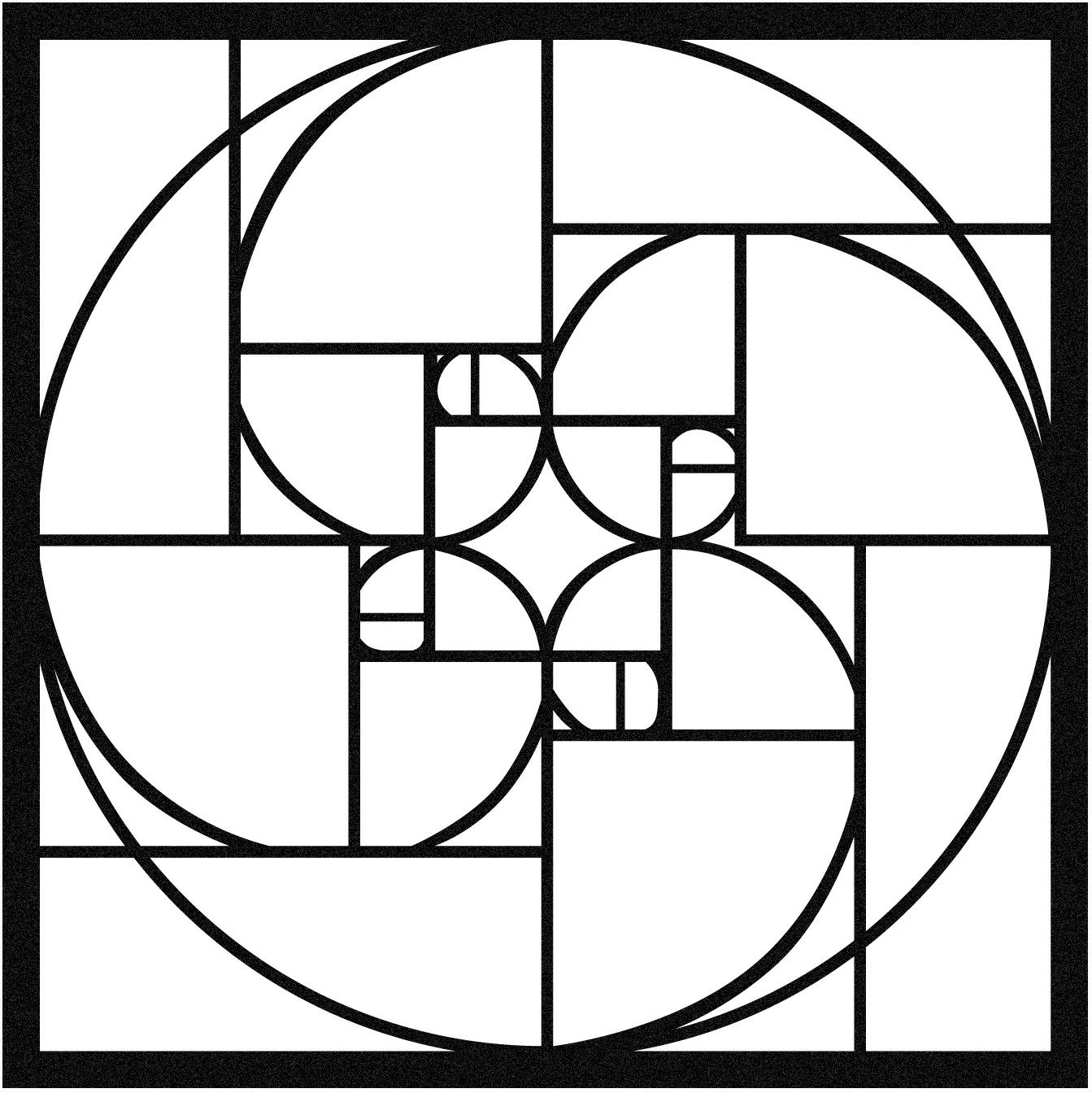 Aksesor dekorativ metalik për mur, Wallity, Raporti i Artë, ngjyrë e zezë, 52x52cm