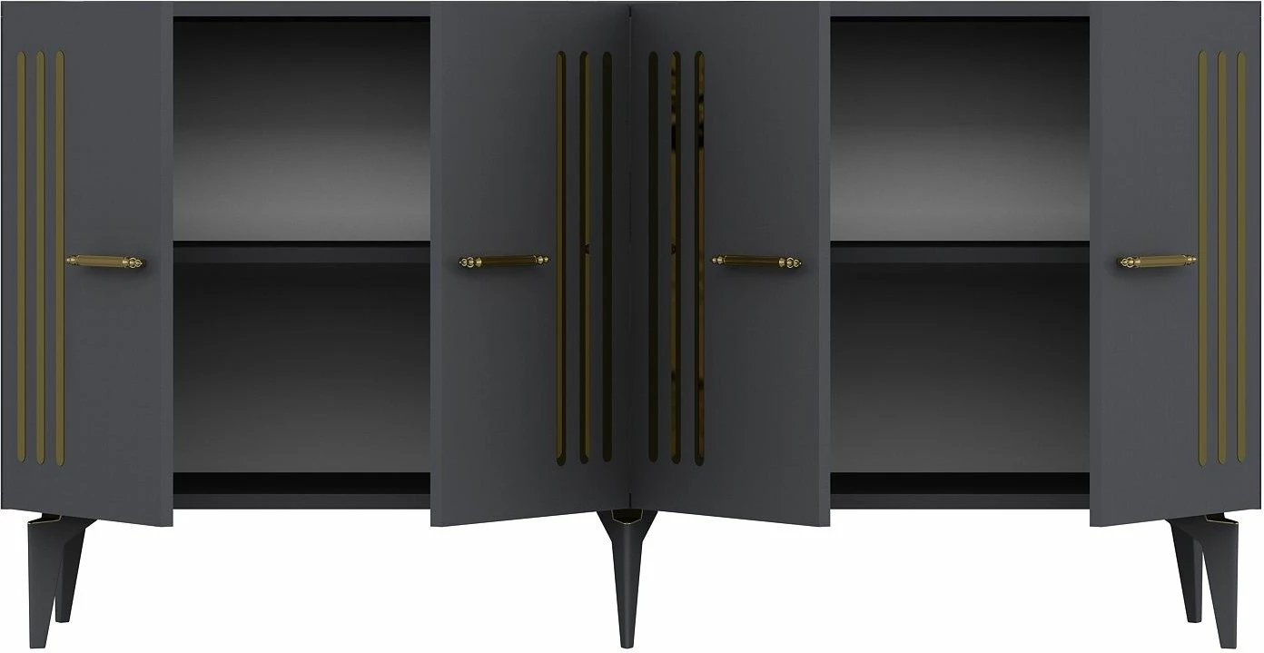 Konsol Skye Decor, anthracite, ari