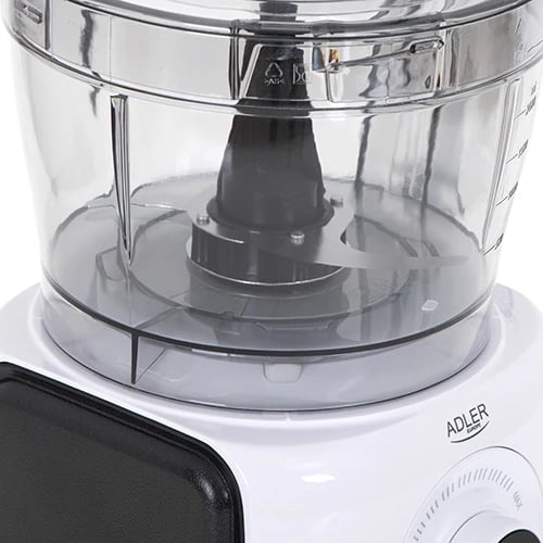 Robot kuzhine, Adler AD 4224, LCD 12-në-1, 1000W, tas 3.5L/2.0L, 7 shpejtësi 4 programe, bardhë/zezë