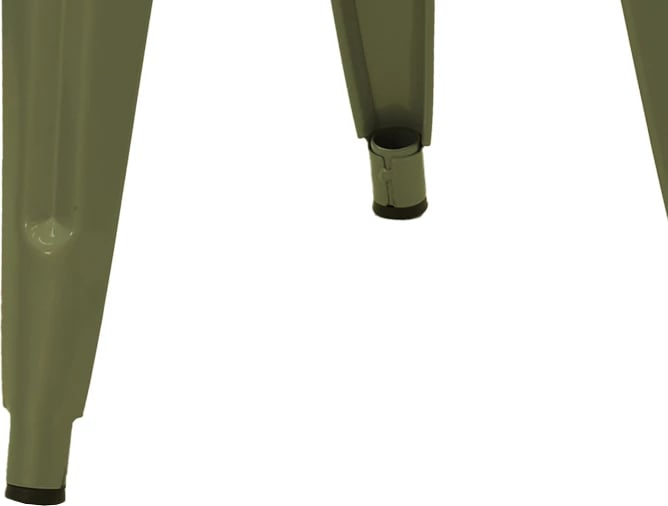 Karrige për bar Utopia, metal, ngjyrë ulliri e errët, 30x30x45cm