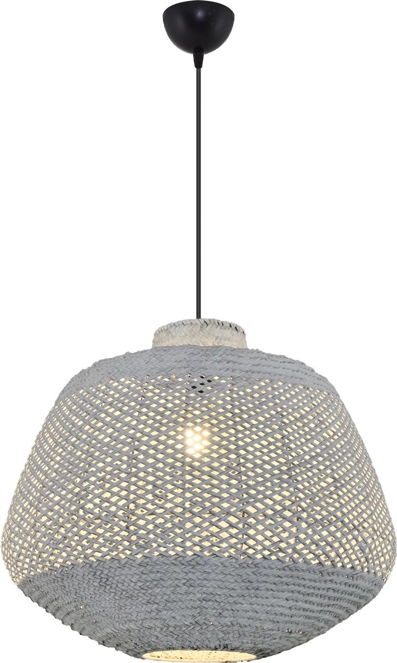 Llambë tavani Opviq, ratan, trup plastik, e bardhë, 50x120cm, 4461-13-01