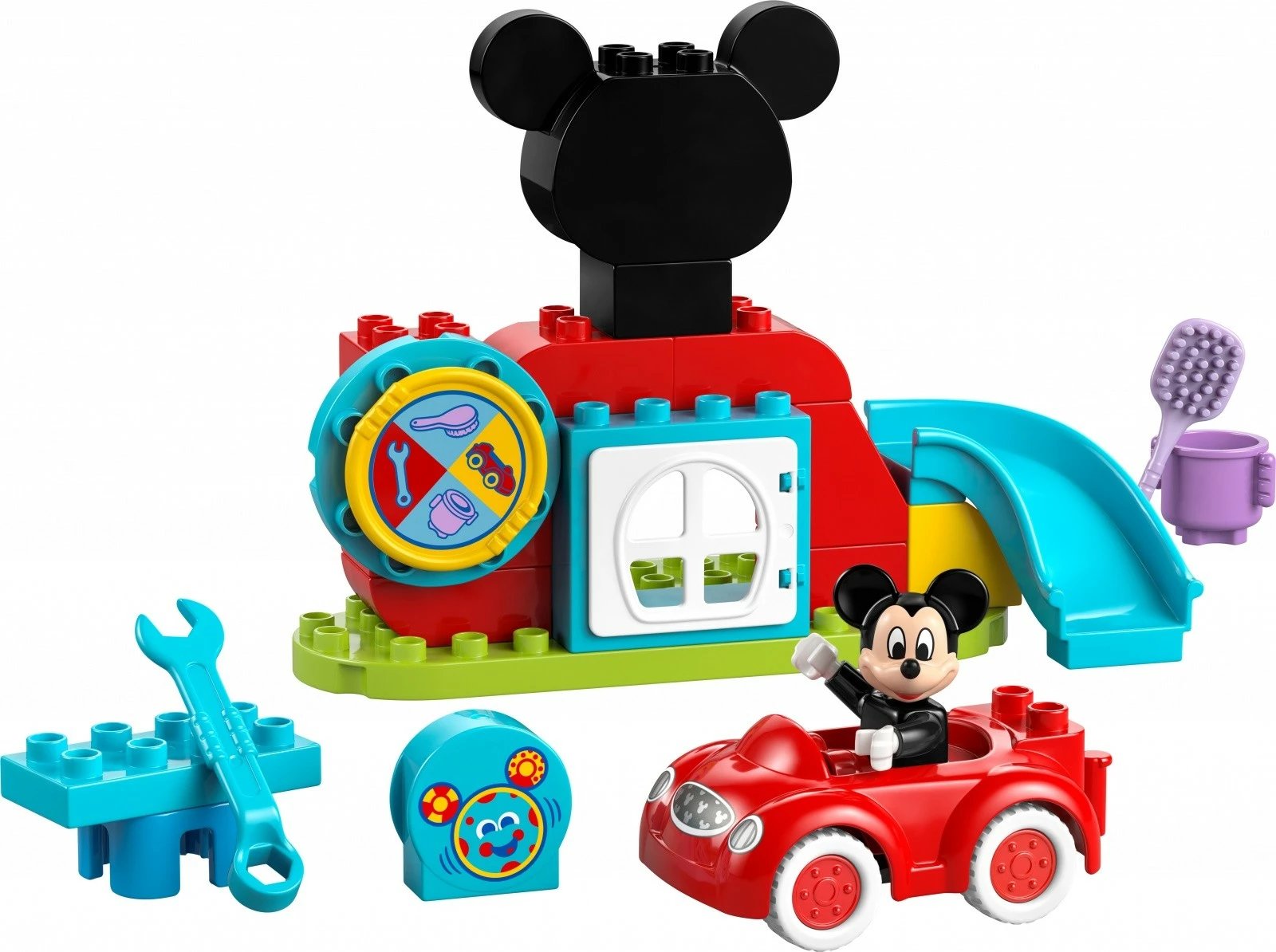 Set lodrash LEGO DUPLO Mickey Mouse Clubhouse & Car 10454, 27 pjesë, për fëmijë, Plastikë Set lodrash LEGO DUPLO Mickey Mouse Clubhouse & Car 10454, 27 pjesë, për fëmijë, Plastikë