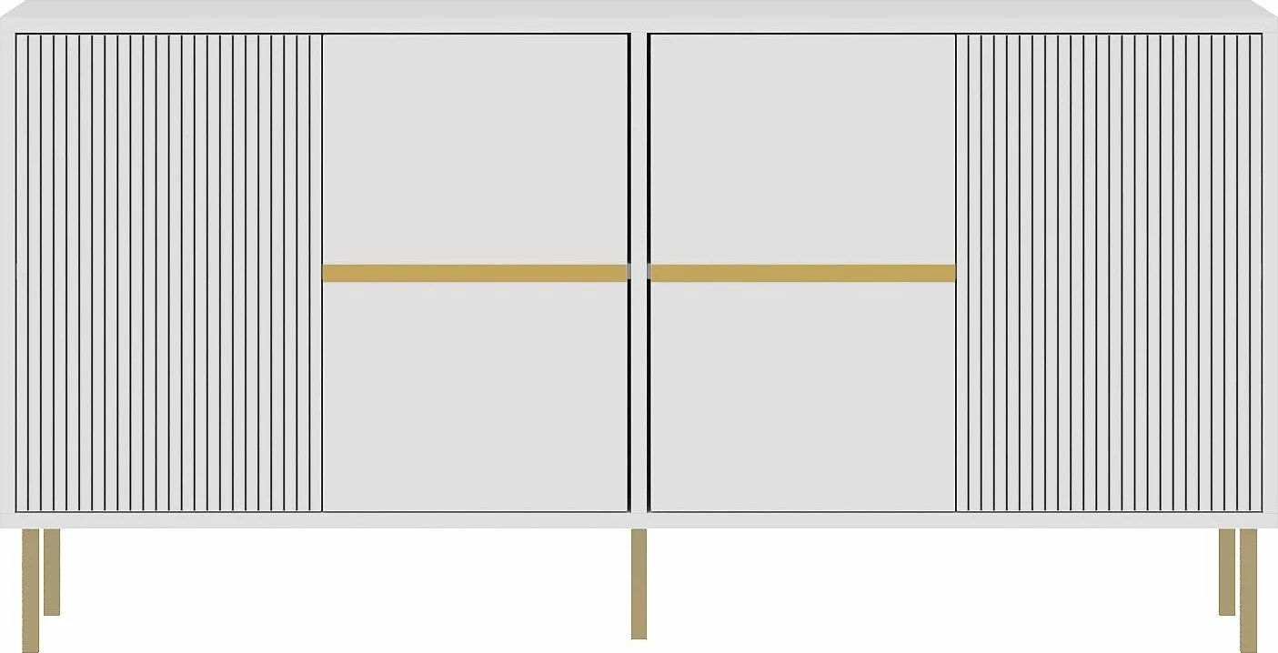 Konsol Skye Decor, e bardhë, Nedara