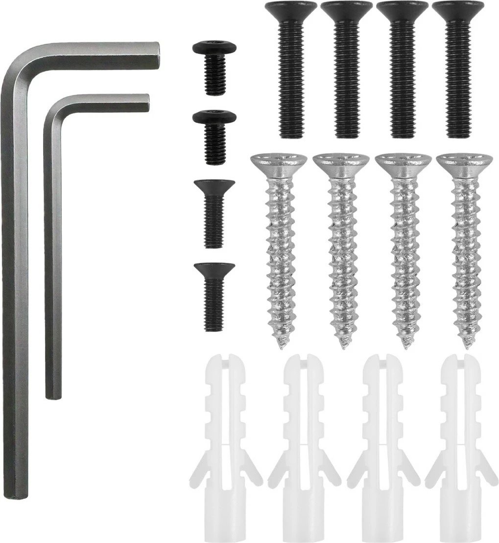 Mbajtëse muri për altoparlantë Maclean MC-495, për Sonos ERA 100 & 300, 2 copë, e zezë