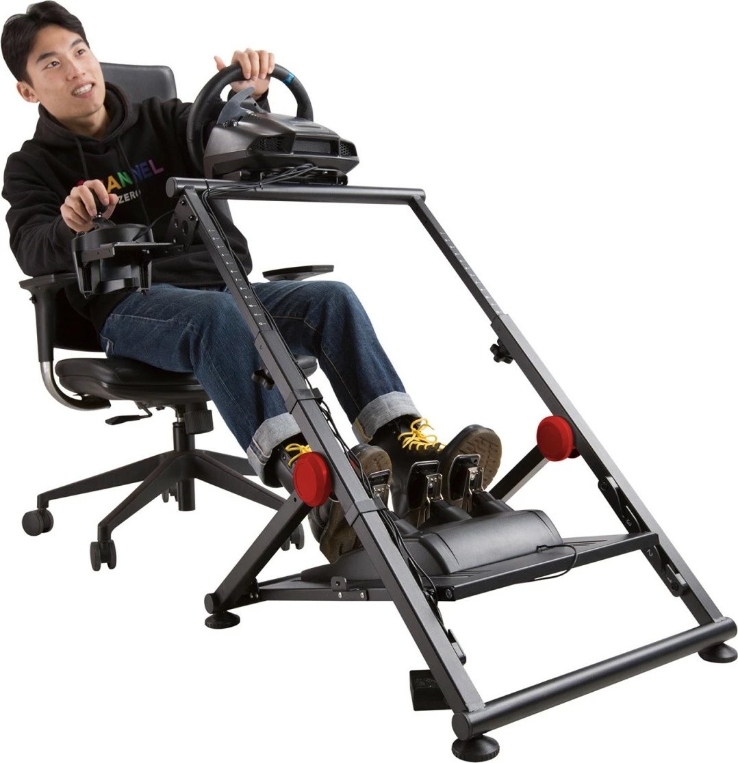 Qëndrim i palosshëm për timon gaming Audiocore RS155, për PC/PlayStation/Xbox, i zi