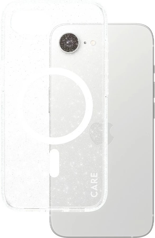 Mbështjellës PanzerGlass CARE Case Flagship Combat MagSafe për iPhone 16e, transparent