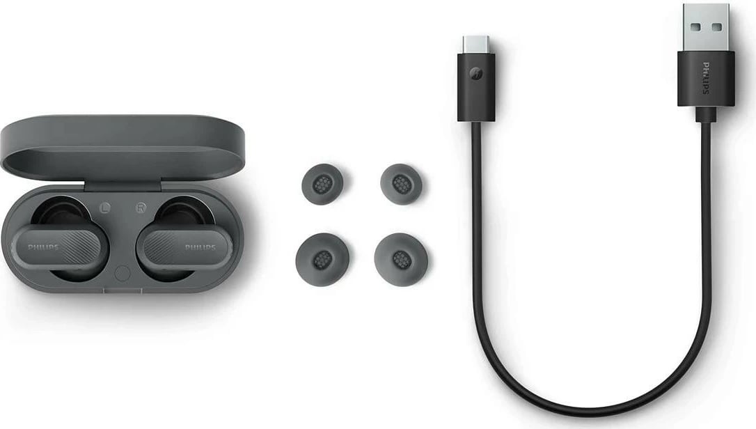Kufje Philips TAT3509, Bluetooth 5.3, ngjyrë gri