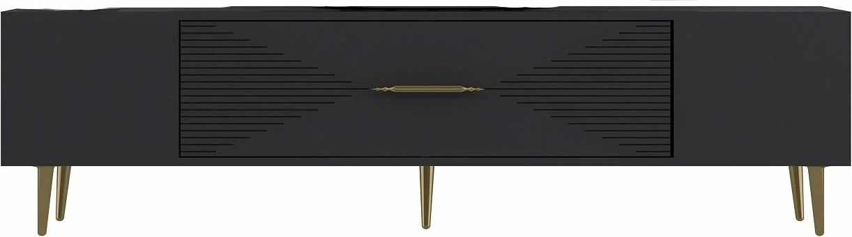 Komodë TV, Skye Decor, anthracite dhe ari, Dekol1
