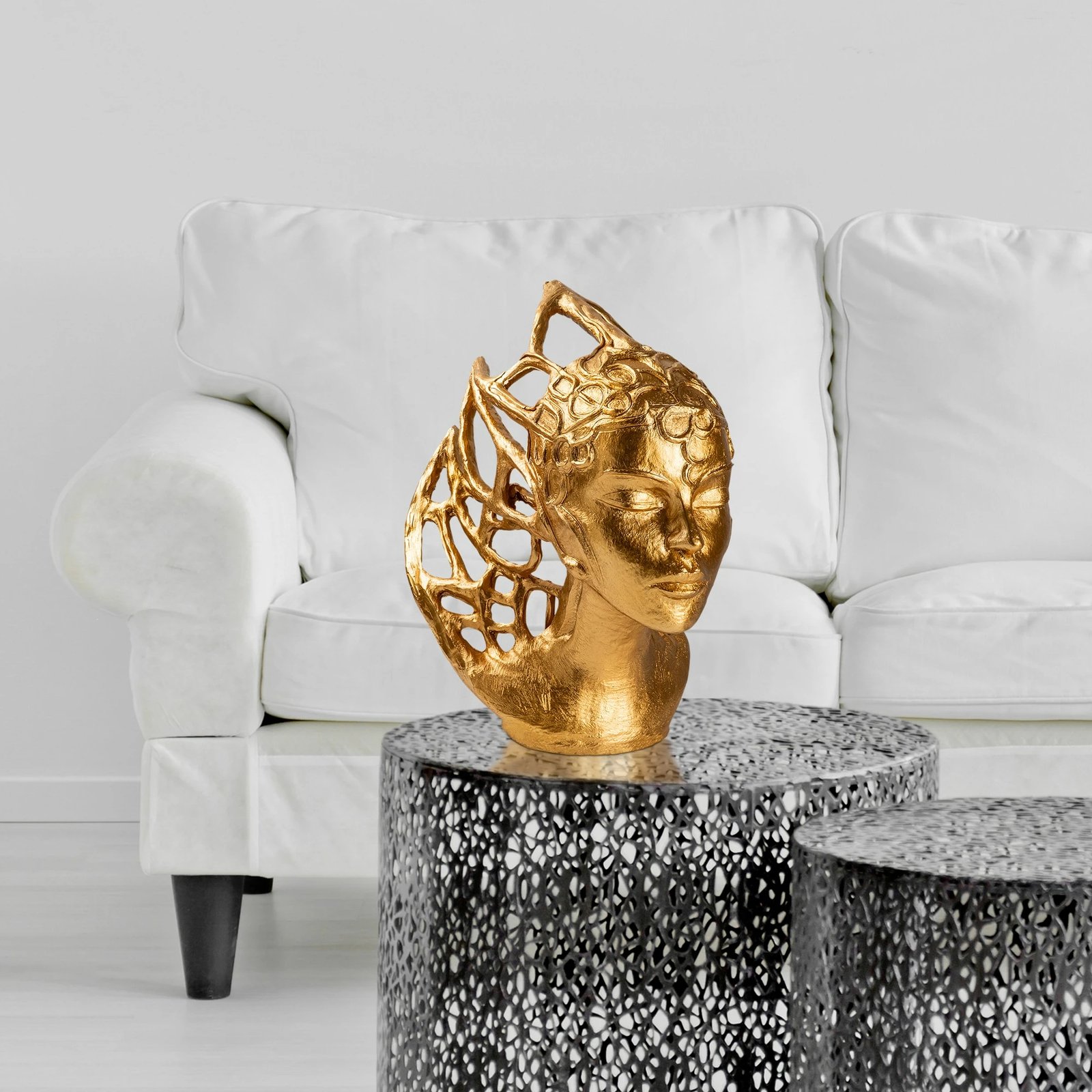 Objekt dekorativ Evila Originals, ngjyrë ari, Yak-036