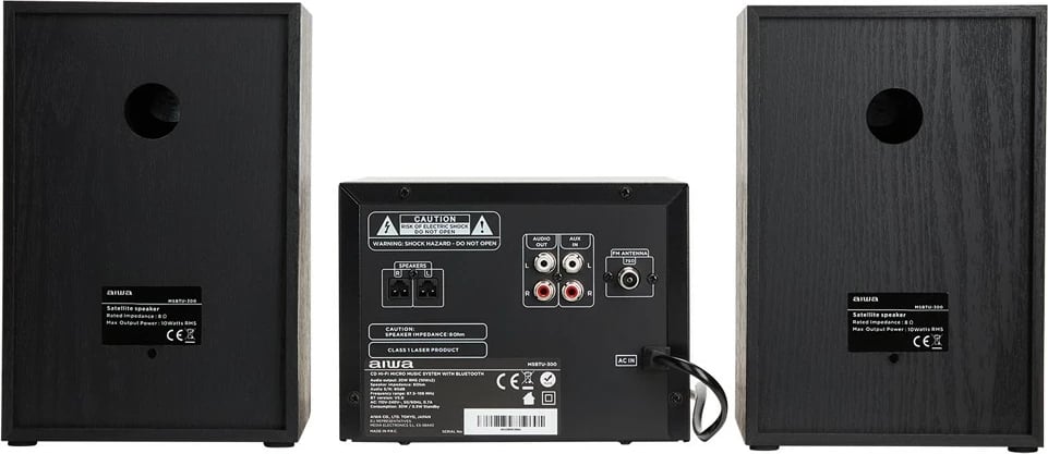 Sistem muzikor Hi-Fi Micro AIWA MSBTU-300, Bluetooth, CD, USB, i zi